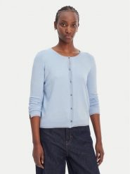 Liu Jo Kardigan WA6280 MS49I Niebieski Regular Fit. Niebieskie kardigany damskie Liu Jo, xl, bez wzorów, z wiskozy, bez kołnierzyka. Za 429.99 zł.