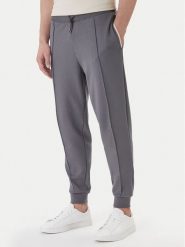 BOSS Spodnie dresowe Sense 50557197 Szary Regular Fit. Szare spodnie sportowe męskie Boss, m, bez wzorów, z bawełny. Za 449.99 zł.