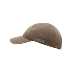 Czapka Pro-X Elements Rain PXE. Brązowe czapki damskie PRO-X ELEMENTS, bez wzorów, z materiału, sportowe. Za 125.50 zł.