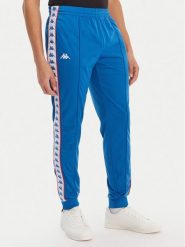 Kappa Spodnie dresowe Banda Rastoria 303KUC0 Niebieski Slim Fit. Niebieskie spodnie sportowe męskie Kappa, l, bez wzorów, z dresówki. Za 149.99 zł.