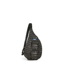 Plecak miejski Kavu Rope Bag - lunar row. Czarne plecaki damskie KAVU, bez wzorów, sportowe. Za 188.99 zł.