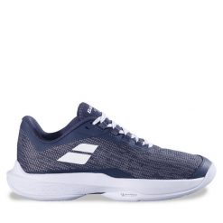 Buty do tenisa Babolat. Szare obuwie sportowe damskie BABOLAT, bez wzorów, bez zapięcia, tenisowe. Za 359.99 zł.