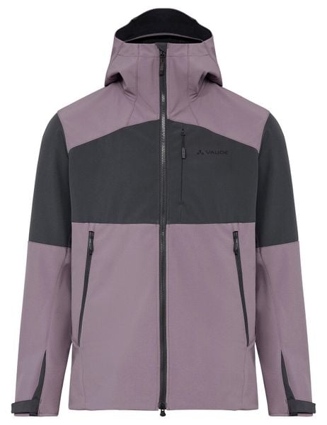 Kurtka softshellowa M Roccia Softshell Jacket. Czerwone kurtki męskie Vaude, m, bez wzorów, z materiału, z kapturem, trekkingowe. Za 847.80 zł.