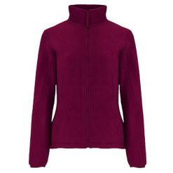 Damska Bluza Polarowa Artic Fleece Jacket. Czerwone bluzy damskie ROLY, na zimę, xl, bez wzorów, z polaru, sportowe, bez ramiączek, bez kaptura. Za 89.99 zł.