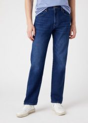 WRANGLER MĘSKIE SPODNIE JEANSOWE WRANGLER FRONTIER DANCING WATER W16VJX20C 112323486. Jeansy męskie Wrangler, z jeansu. Za 229.99 zł.