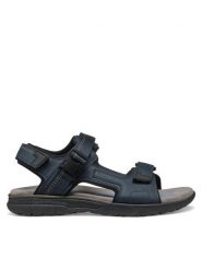Geox Sandały U Spherica Ec5 U55ELB 000EK C4002 Granatowy. Niebieskie sandały męskie Geox, bez wzorów, ze skóry, bez zapięcia. Za 259.99 zł.