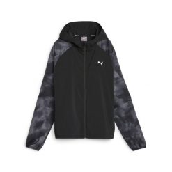 Kurtka do biegania damska PUMA Run AOP Favorite Woven Jacket. Białe kurtki sportowe damskie Puma, l, bez wzorów, z materiału, bez ramiączek, bez kaptura, do biegania. Za 199.99 zł.