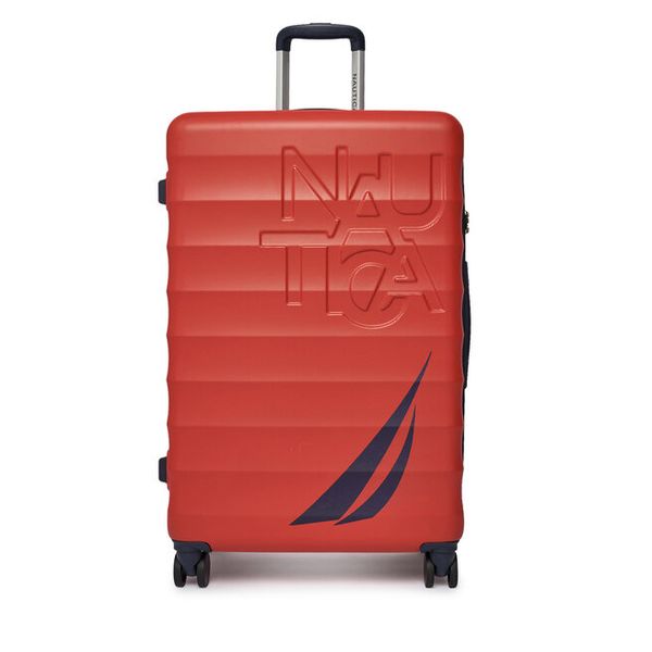 Walizka duża Nautica. Czerwone walizki damskie Nautica, bez wzorów, duże. Za 399.99 zł.