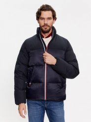 Tommy Hilfiger Kurtka zimowa Tech Stand Collar MW0MW27586 Granatowy Regular Fit. Niebieskie kurtki męskie Tommy Hilfiger, na zimę, m, bez wzorów, z syntetyku, bez kaptura. Za 1,049.00 zł.