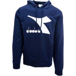 Bluza z kapturem Diadora Big Logo, Mężczyźni. Niebieskie bluzy męskie Diadora, m, bez wzorów, z bawełny, z kapturem. Za 290.00 zł.