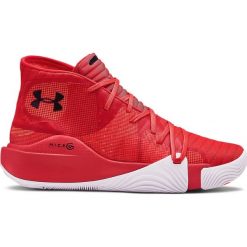 Under Armour Spawn Mid Basketball Tenisówki Czerwony. Czerwone trampki męskie Under Armour, bez wzorów, z materiału, bez zapięcia. Za 498.95 zł.