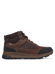 Clarks Trzewiki ATL TrekHi GTX GORE-TEX 26184482 Brązowy. Brązowe botki męskie Clarks, bez wzorów, z gore-texu, bez obcasa, bez zapięcia. Za 739.99 zł.