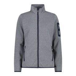 Bluza damska turystyczna CMP 34H6386. Niebieskie bluzy damskie CMP, xl, bez wzorów, sportowe, bez ramiączek, bez kaptura. Za 264.50 zł.