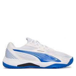Buty halowe Puma. Białe buty sportowe męskie Puma, bez wzorów, bez zapięcia. Za 299.99 zł.
