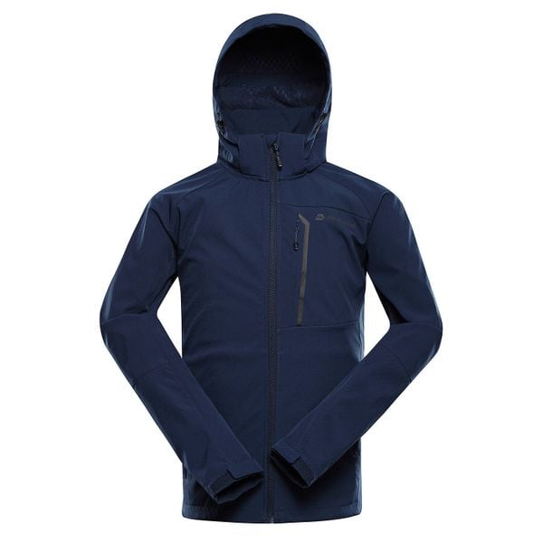 Kurtka softshell męska Alpine Pro Hoor. Niebieskie kurtki męskie Alpine Pro, m, bez wzorów, z softshellu, trekkingowe. W wyprzedaży za 419.00 zł.