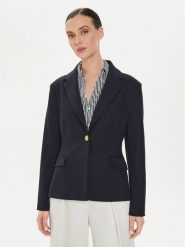 Tommy Hilfiger Marynarka WW0WW42246 Granatowy Slim Fit. Niebieskie marynarki i żakiety damskie Tommy Hilfiger, bez wzorów, z syntetyku, bez kołnierzyka, bez ramiączek. Za 969.99 zł.