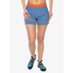 Spodenki wspinaczkowe damskie La Sportiva Comp Short. Niebieskie szorty damskie La Sportiva, bez wzorów. Za 287.99 zł.