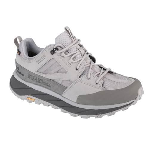 Buty trekkingowe męskie Jack Wolfskin Terraquest Texapore. Szare buty zimowe męskie Jack Wolfskin, z gumy, bez zapięcia. Za 843.00 zł.