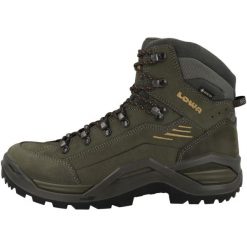 Buty trekkingowe męskie Lowa Renegade Evo Mid Gtx. Zielone trekkingi męskie Lowa, z materiału, bez zapięcia. Za 1,066.00 zł.