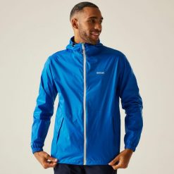 Kurtka trekkingowa męska Pack It Jacket III kieszonkowa. Niebieskie kurtki męskie Regatta, m, bez wzorów, sportowe, bez kaptura. W wyprzedaży za 109.99 zł.