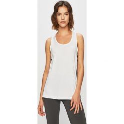 Adidas - Top. Białe koszulki sportowe damskie Adidas, l, bez wzorów, z dzianiny, bez ramiączek, climacool (adidas). Za 99.90 zł.