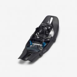 Rakiety śnieżne duża rama Quechua SH500 mountain. Czarne buty zimowe męskie QUECHUA, bez wzorów, bez obcasa, bez zapięcia. Za 429.99 zł.