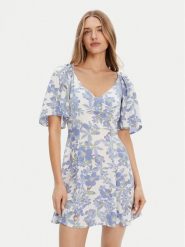 Roxy Sukienka letnia Mercado Mini Crepe ERJWD03868 Biały Regular Fit. Białe sukienki damskie Roxy, na lato, s, bez wzorów, z wiskozy, bez kołnierzyka, bez ramiączek, mini. Za 139.99 zł.