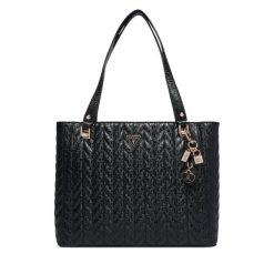 Torebka Guess. Czarne shopperki damskie Guess, z aplikacjami, bez dodatków. Za 674.99 zł.
