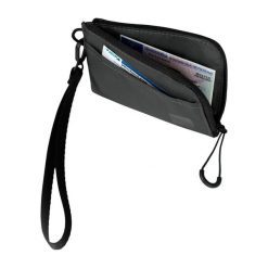 Portfel Jack Wolfskin Wandermood Wallet - granite black. Czarne portfele męskie Jack Wolfskin, bez wzorów. Za 73.99 zł.