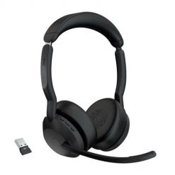 Jabra 25599-989-999 słuchawki/zestaw słuchawkowy Bezprzewodowy Opaska na głowę Biuro/centrum telefoniczne Bluetooth Podstawka do ładowania Czarny. Czarne słuchawki bezprzewodowe JABRA. Za 849.99 zł.