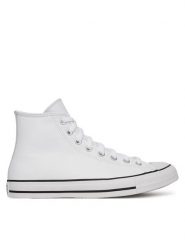 Converse Trampki Chuck Taylor All Star Leather A10554C Biały. Białe trampki męskie Converse, bez wzorów, ze skóry, retro, bez zapięcia. Za 239.99 zł.