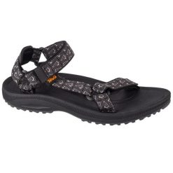 Sandały Teva M Original Universal Sandals M 1017419-BMBLC czarne. Czarne sandały męskie na lato, bez wzorów, z gumy, bez zapięcia. Za 365.10 zł.