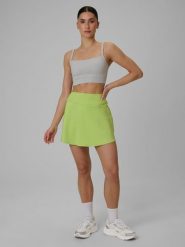 4F Spódnica treningowa szybkoschnąca damska - zielona XL. Zielone spódnice damskie 4F, xl, bez wzorów, z podwyższonym stanem, mini, dopasowane. Za 119.99 zł.