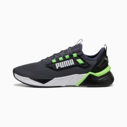 Buty Puma Retaliate 3 Black-Green Moon-Green (37947826). Szare buty sportowe męskie Puma, bez wzorów, bez zapięcia, na fitness i siłownię. Za 279.00 zł.