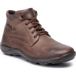 Trzewiki LASOCKI FOR MEN - SM-4674 Brown. Brązowe botki męskie Lasocki For Men, bez wzorów, z futra, bez obcasa, bez zapięcia. Za 269.99 zł.