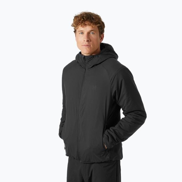 Kurtka puchowa męska Helly Hansen Verglas Hooded Insulator. Czarne kurtki męskie Helly Hansen, m, bez wzorów, z puchu, sportowe, bez kaptura. Za 629.99 zł.