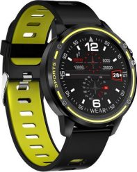 Smartwatch Smart And You L9 EKG Czarno-zielony. Czarne zegarki smartwatch Smart And You, bez wzorów. Za 239.00 zł.