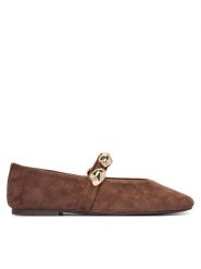 Steve Madden Baleriny Poppin 11005437 Brązowy. Brązowe balerinki damskie Steve Madden, bez wzorów, ze skóry, bez obcasa, bez zapięcia. Za 519.99 zł.