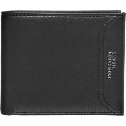 Trussardi Jeans Portfel Czarny. Czarne portfele męskie TRUSSARDI JEANS, bez wzorów, z jeansu. Za 309.95 zł.