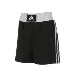Krótkie spodenki do boksu treningowego adidas. Czarne szorty damskie Adidas, bez wzorów, sportowe. Za 270.50 zł.