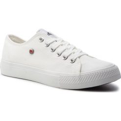 Trampki LEE COOPER - Gcw16-1390 LCWL-19-530-052 White. Białe trampki i tenisówki damskie Lee Cooper, bez wzorów, z gumy, bez zapięcia. Za 99.99 zł.
