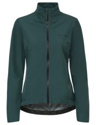 Kurtka przeciwdeszczowa damska Kuro Pro. Zielone kurtki sportowe damskie Vaude, l, bez wzorów, z materiału, bez ramiączek, bez kaptura, rowerowe. Za 859.00 zł.