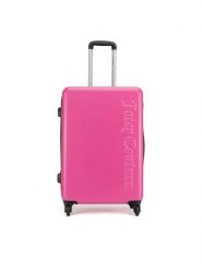 Juicy Couture Walizka średnia AEJXT4125TAB416-M Różowy. Czerwone walizki damskie Juicy Couture, bez wzorów, z tworzywa sztucznego, średnie. Za 359.99 zł.
