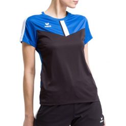 Koszulka damska Erima Squad. Czarne bluzki damskie Erima, l, bez wzorów, z materiału, sportowe, bez kołnierzyka, bez ramiączek. W wyprzedaży za 94.50 zł.