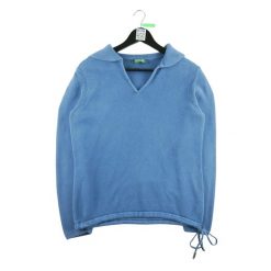 Second life - Kobaltowy sweter dla kobiet - Stan bardzo dobry. Niebieskie swetry nierozpinane damskie Ralph Lauren, bez wzorów, sportowe, bez kołnierzyka, bez ramiączek. Za 127.76 zł.