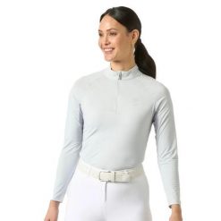 Damska bielizna termoaktywna z długim rękawem PS of Sweden Evelina Crystal. Niebieskia koszule nocne damskie PS OF SWEDEN, bez wzorów, bez ramiączek. Za 389.00 zł.