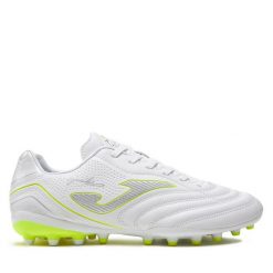 Buty do piłki nożnej Joma. Białe buty sportowe męskie Joma, bez wzorów, bez zapięcia. Za 109.99 zł.
