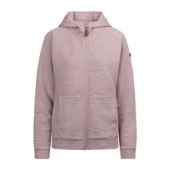 Trespass Lillie - Damska codzienna bluza z kapturem Gelsomino. Fioletowe bluzy damskie Trespass, z aplikacjami, z materiału, sportowe, bez ramiączek, z kapturem. Za 324.99 zł.