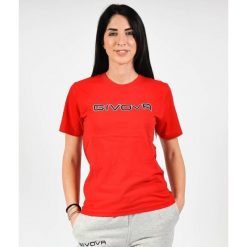 Givova Czerwony T-shirt Bawełniany 3XS - Oddychający i Trwały. Czerwone t-shirty damskie Givova, xs, bez wzorów, z bawełny, eleganckie, bez kołnierzyka, bez ramiączek. Za 52.75 zł.