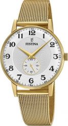 Zegarek Festina Zegarek damski Festina F20569-1 złoty. Żółte zegarki damskie Festina, złote. Za 347.99 zł.